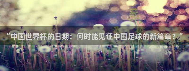 世界杯比赛直播：“中国世界杯的日期：何时能见证中国足球的新篇章？”